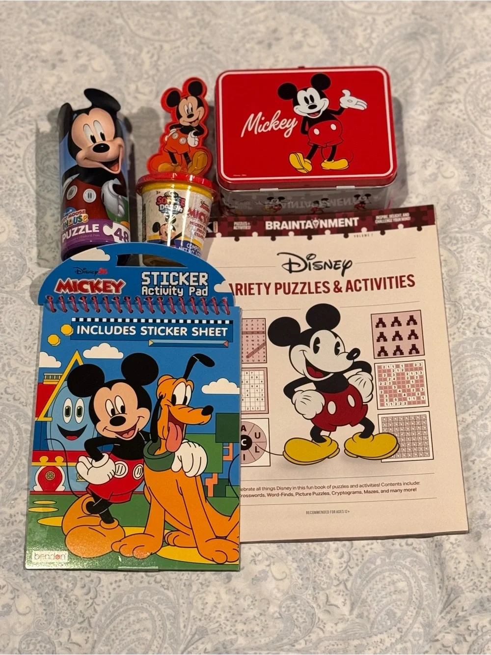 Disney Mickey Mouse Big Kids Activity Set withTin Box